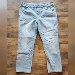Sonoma Lightwash Straight Jeans Size 18W